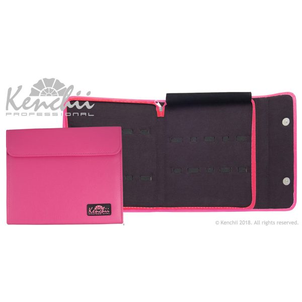 faux leather 10-shear case pink