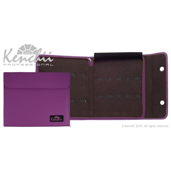 faux leather 10-shear case purple