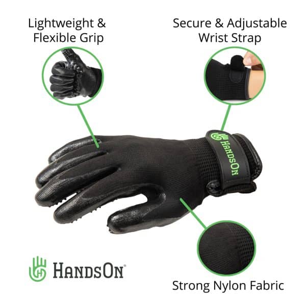 handsongloves black adjustable