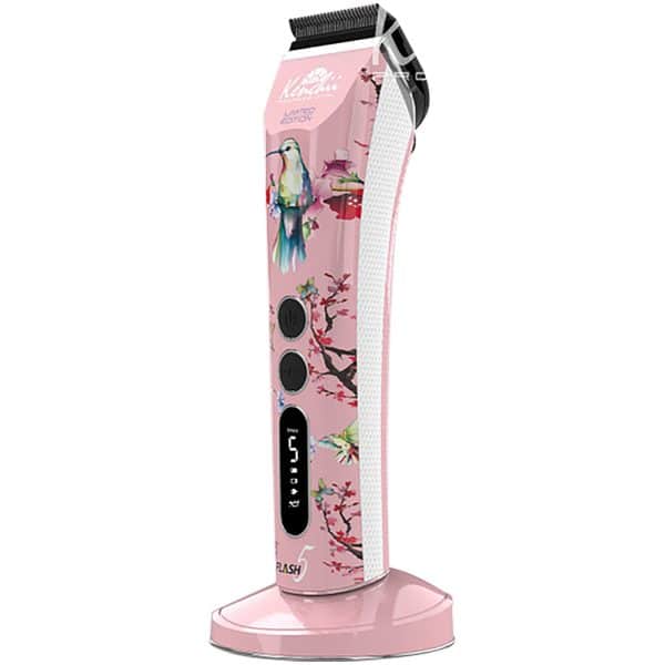 kenchii flash 5 5 in1 digital cordless clipper pink