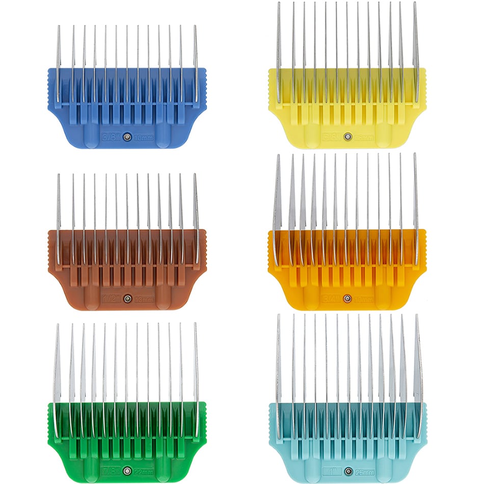petstore.direct set of 6 colorful comb attachment