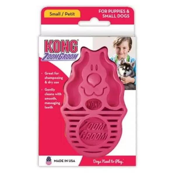 zoomgroom bathing brush for puppies