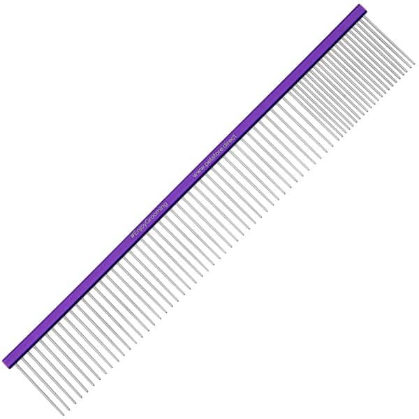 petstore direct purple poodle comb for dogs