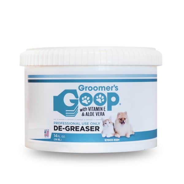 groomer's goop creme degreaser for oily coats 14oz
