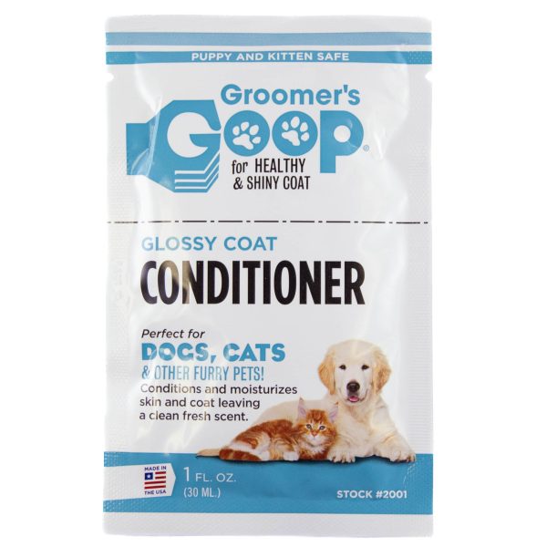 groomers goop glossy coat conditioner for dogs