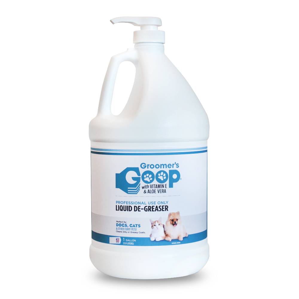 groomers goop liquid for oily coats 1 gallon