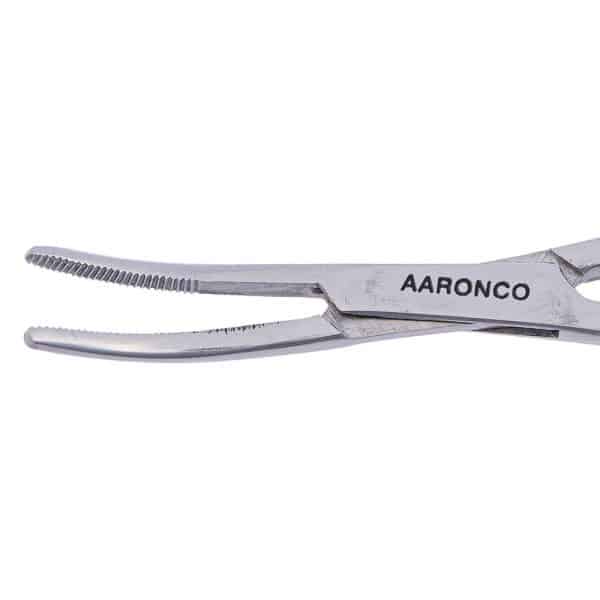 aaronco hairmostat 5.5 curved ear hair puller black
