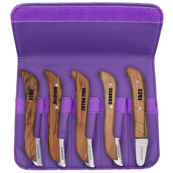 aaronco set of 5 stripping knives