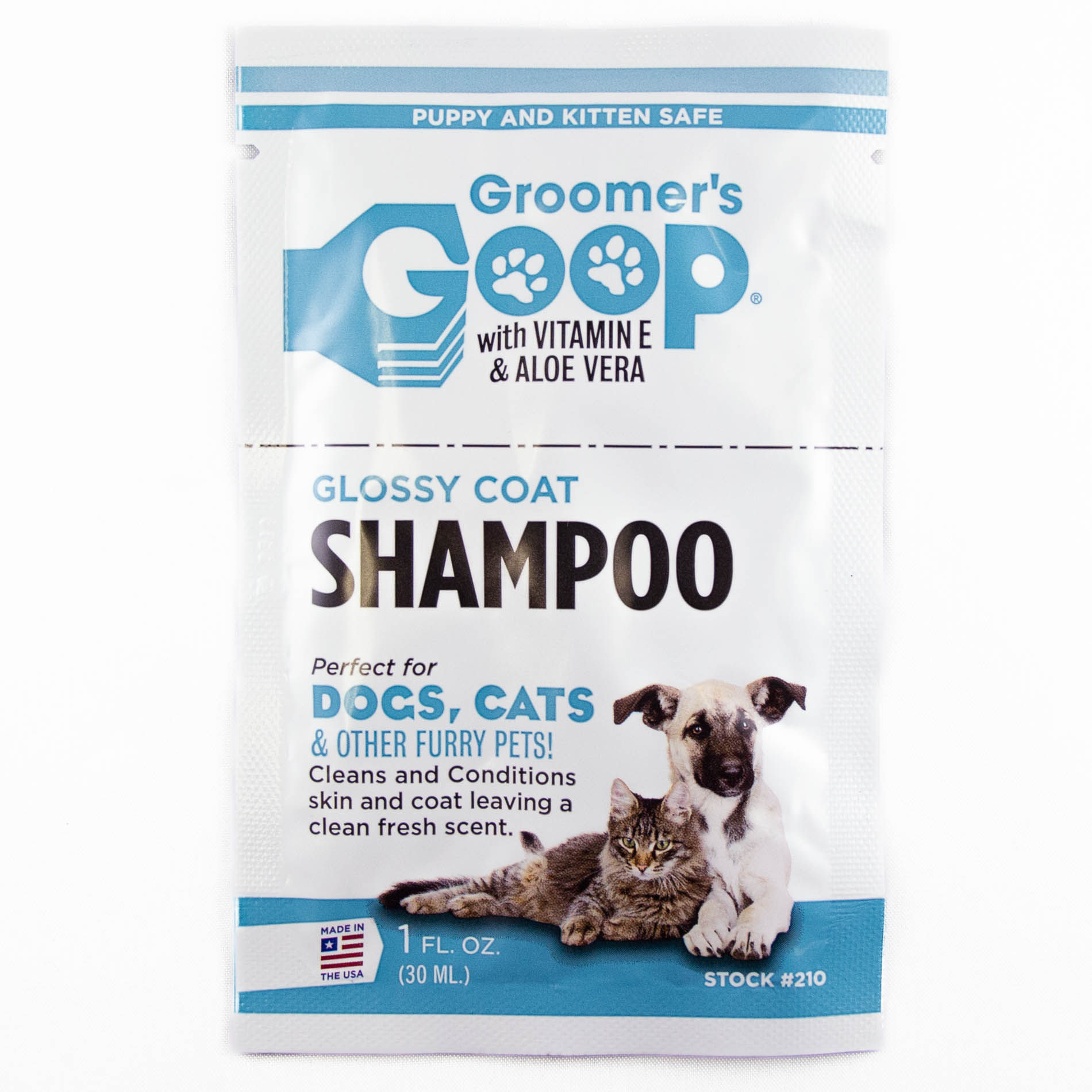 groomers goop glossy coat dog shampoo 1oz