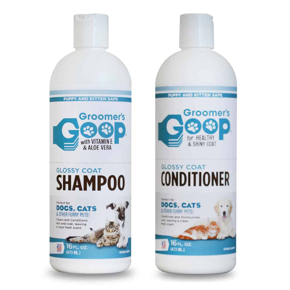 groomer's goop glossy coat shampoo and conditioner