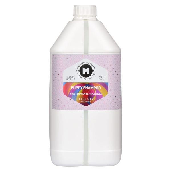 melanie newman puppy shampoo 5litre for dog grooming