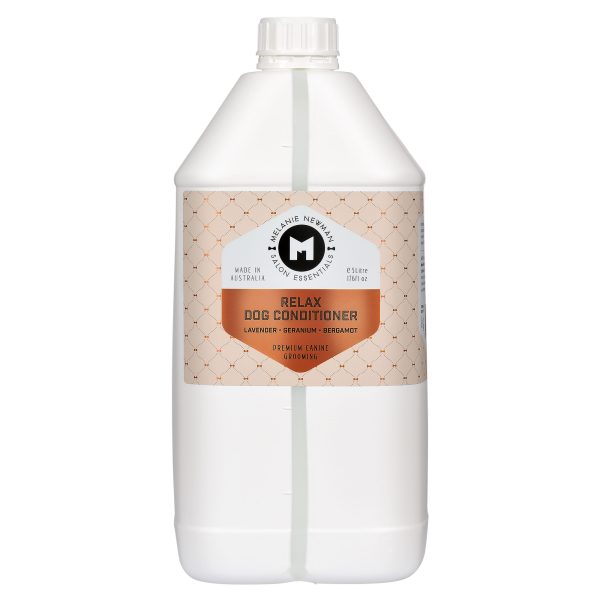 melanie newman relax conditioner 5litre for dog grooming