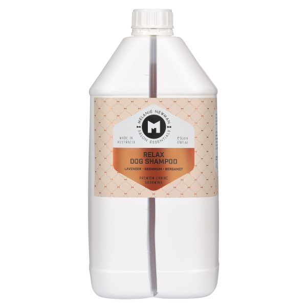 melanie newman relax shampoo 5litre for dog grooming