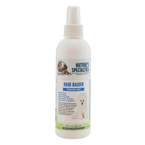 nature specialities hair raiser 8oz for dog grooming