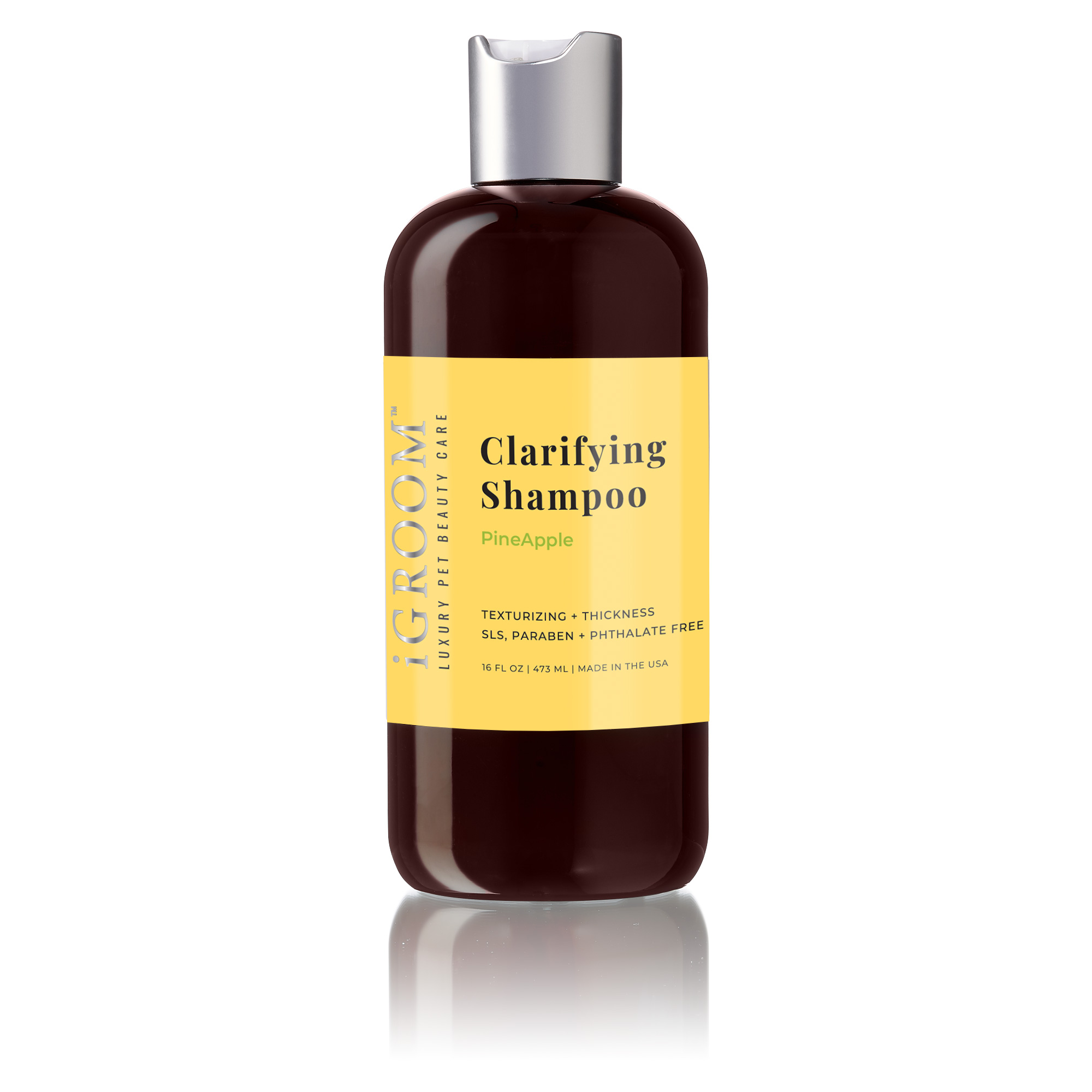 igroom clarifying shampoo pineapple 16oz for dog grooming