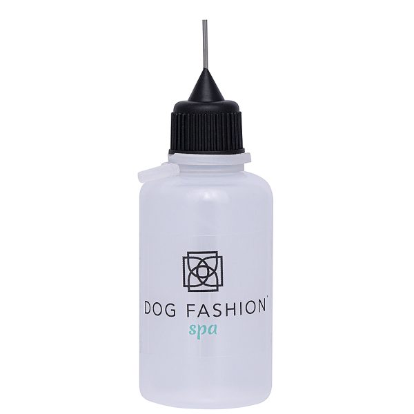 dog fashion spa empty scissor oil bottle