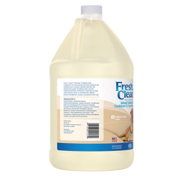 fresh 'n clean oatmeal ’n baking soda conditioner tropical breeze scent 15:1 concentrate gallon
