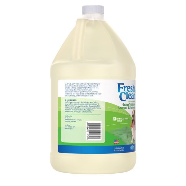 fresh 'n clean oatmeal ’n baking soda shampoo tropical scent 10:1 concentrate gallon