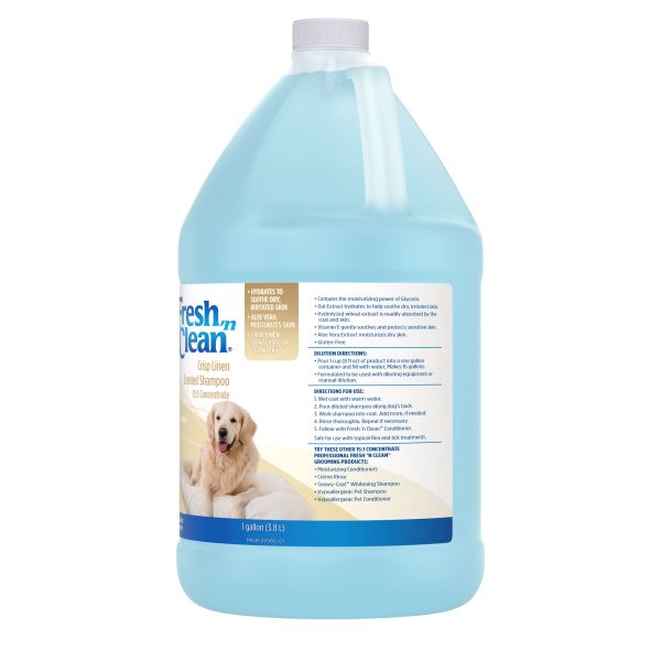 fresh 'n clean scented shampoo crisp linen scent 15:1 concentrate gallon