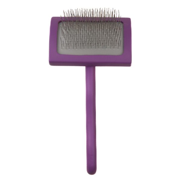 petstore.direct medium curved purple dematting brush