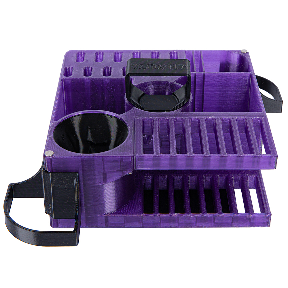 vanity fur mini cube tool caddy for grooming tools jolly purple