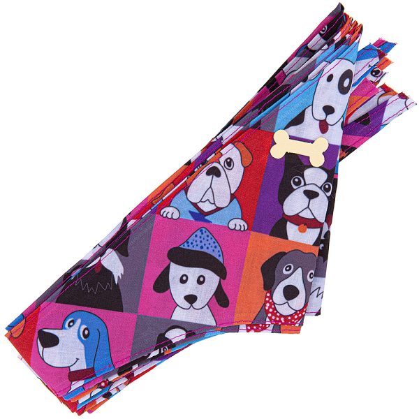 cecilia dog bandana design #38 (set of 10)