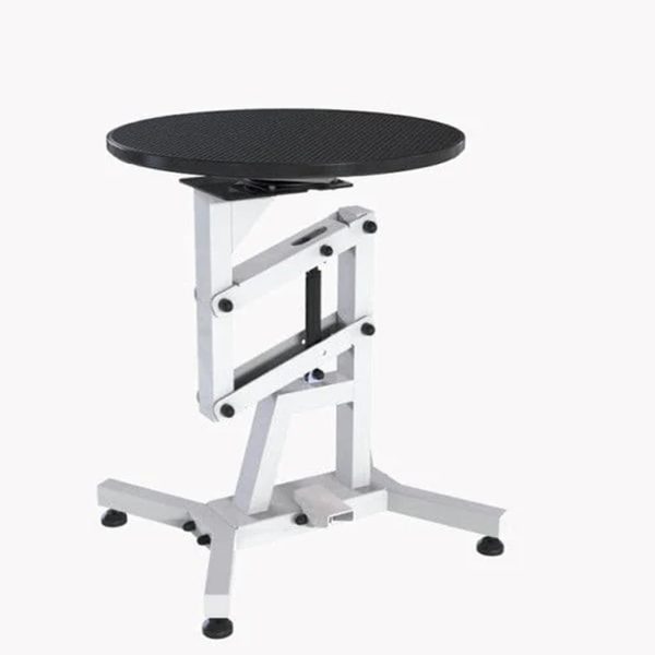 petstore.direct round air lift table black top