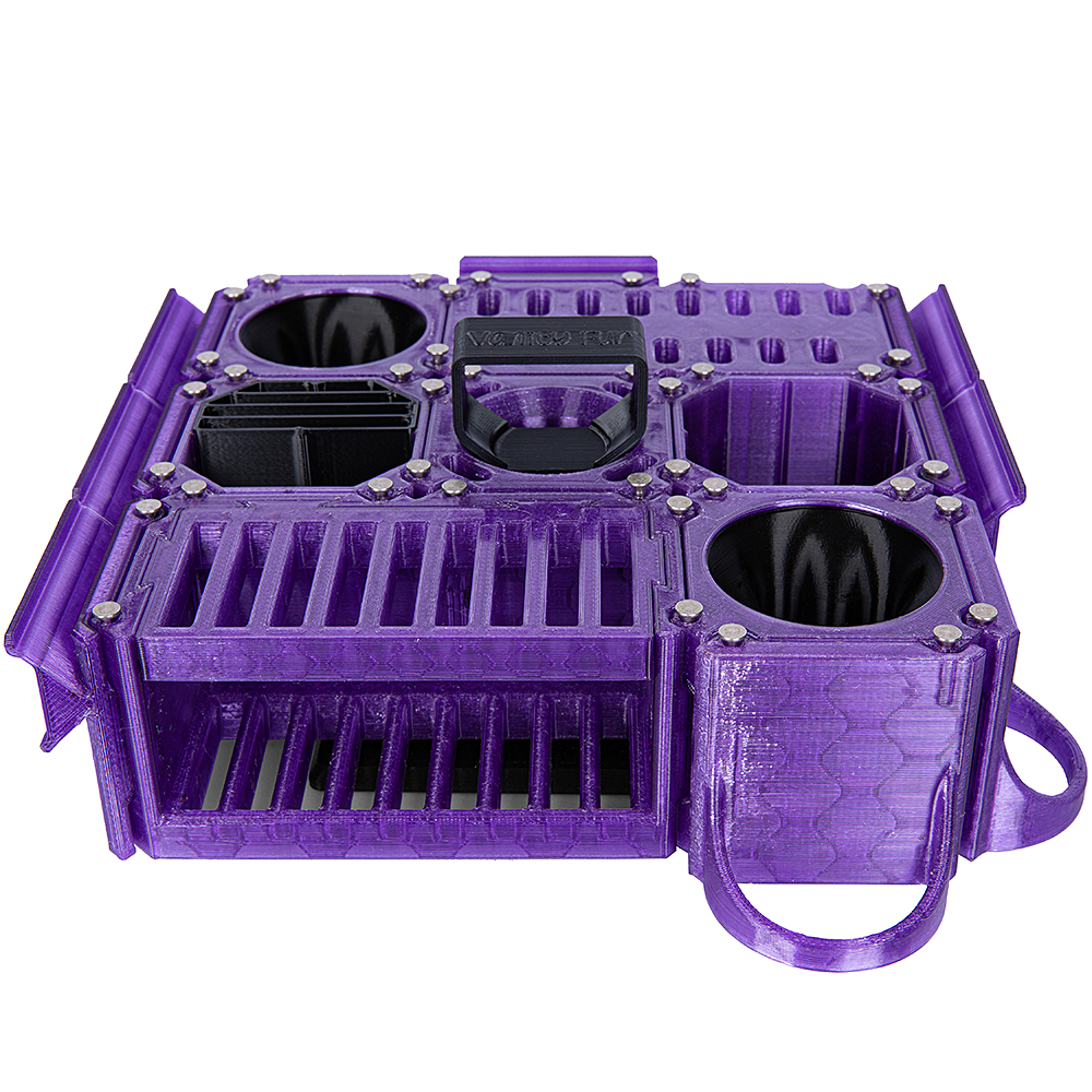 vanity fur custom cube tool caddy jolly purple