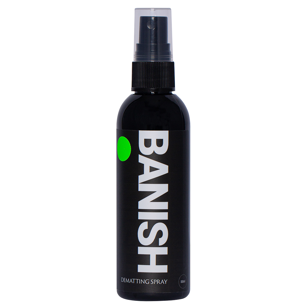 banish dematting spray trial size lime, basil, and mandarin