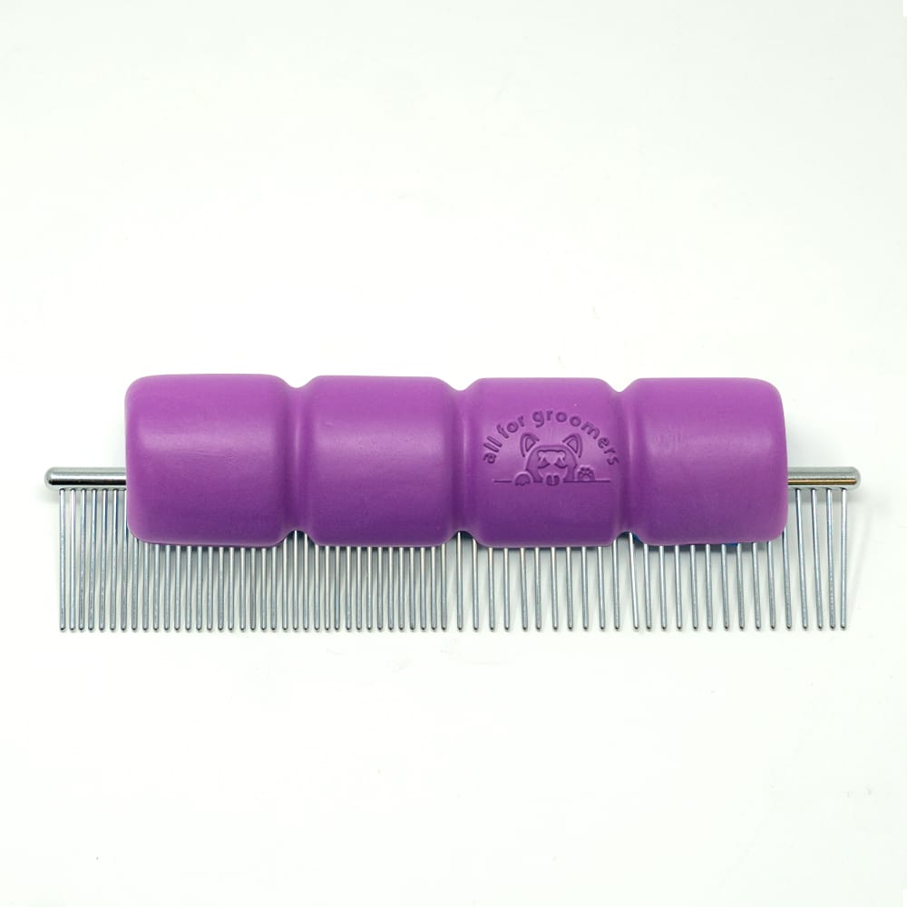 all for groomers hand saver comb holder purple