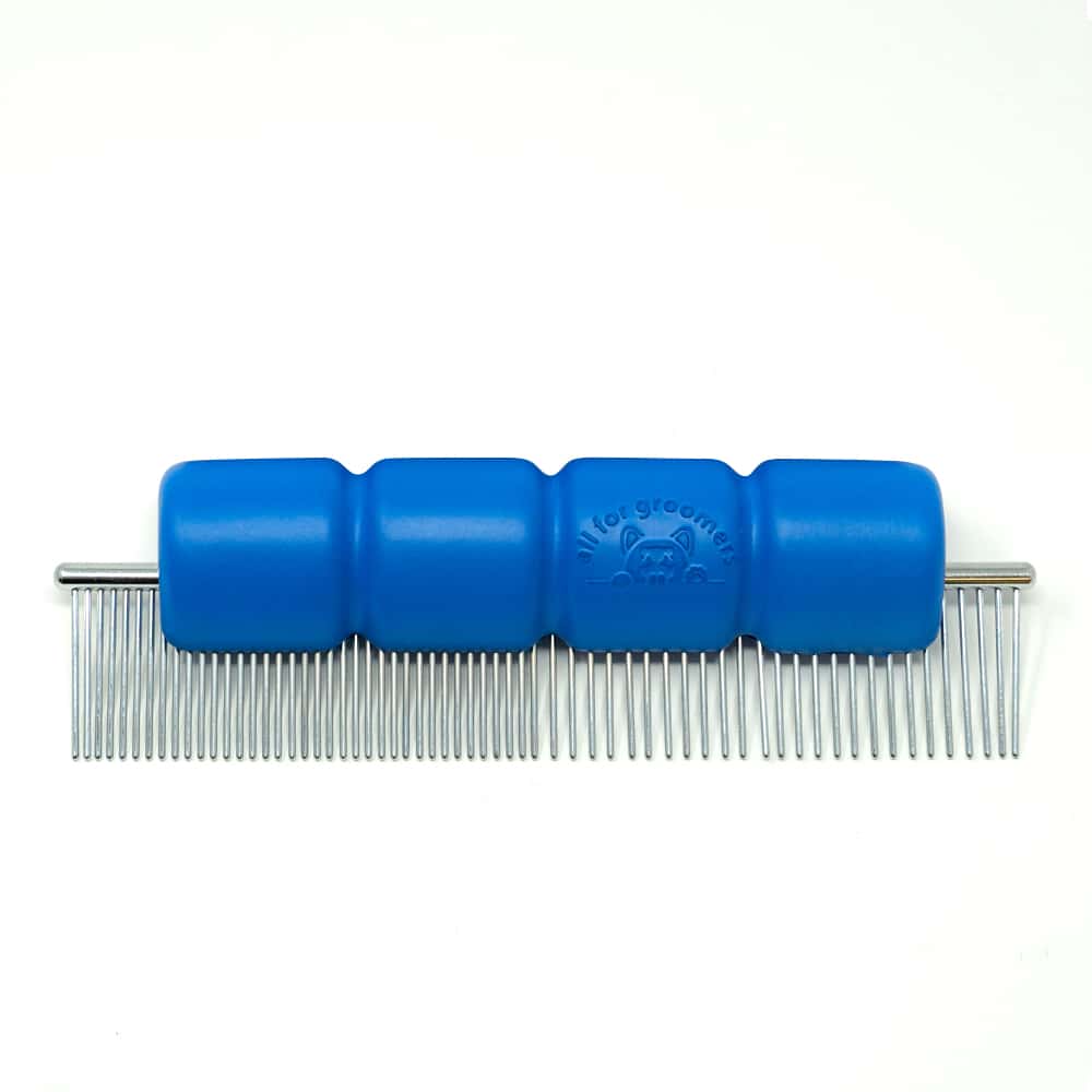 all for groomers hand saver comb holder blue