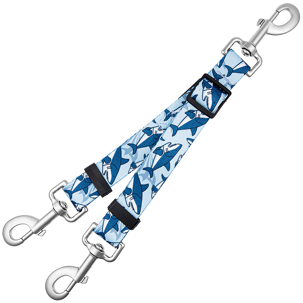 groom loop connector straps blue shark