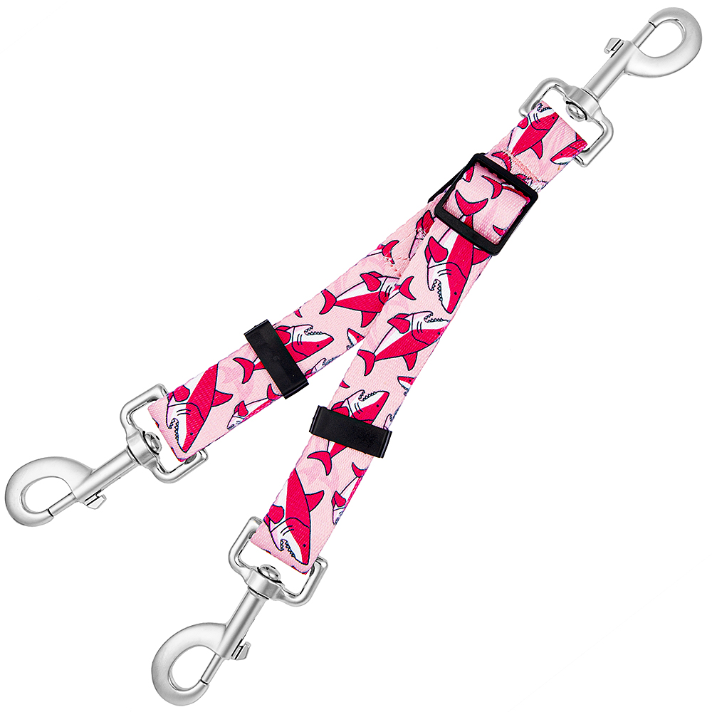 groom loop connector straps pink shark